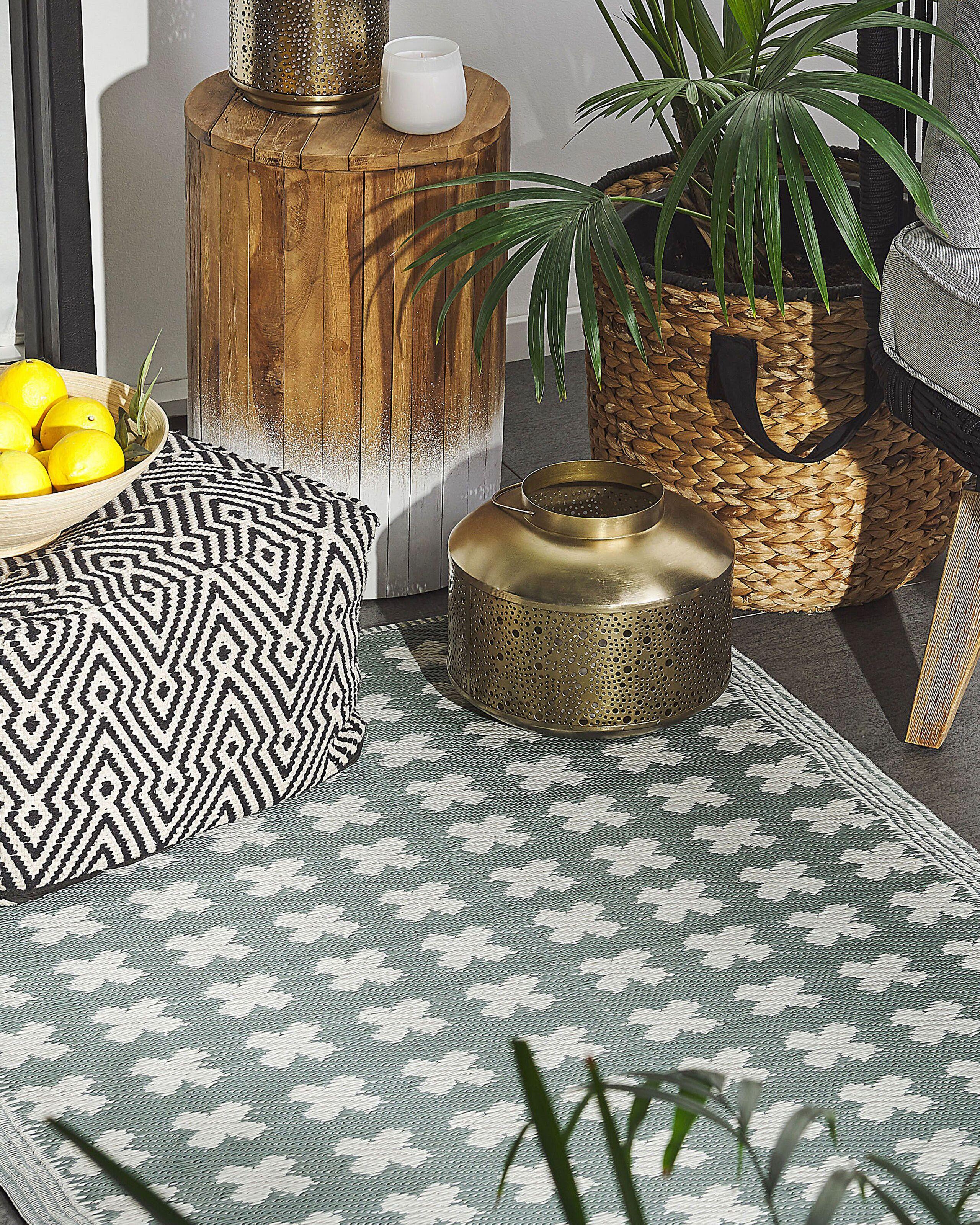 Beliani Outdoorteppich aus Polypropylen Modern ROHTAK