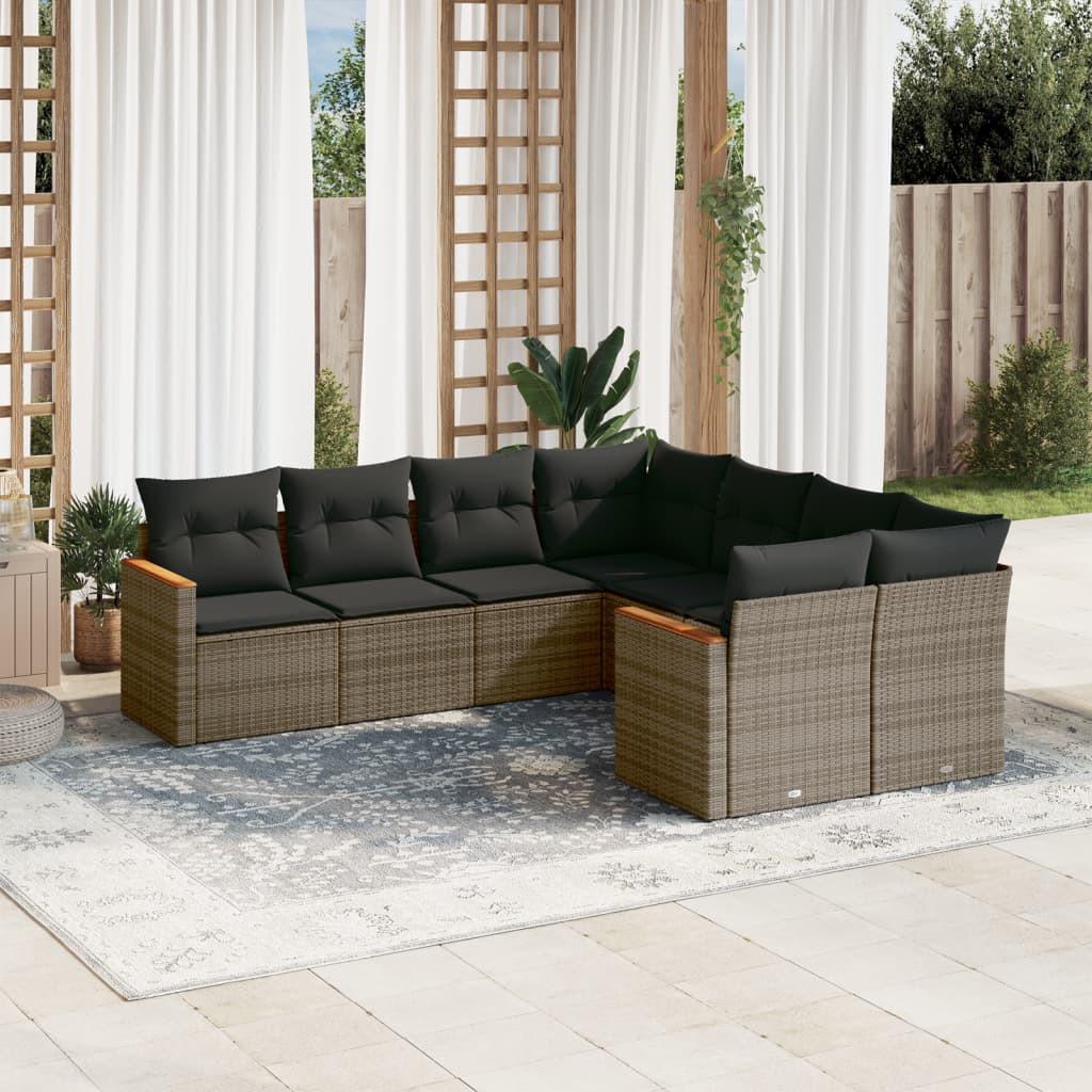 VidaXL Garten sofagarnitur poly-rattan