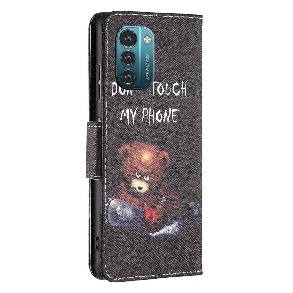 Cover-Discount Nokia G11 / G21 - Leder Hülle Don't Touch