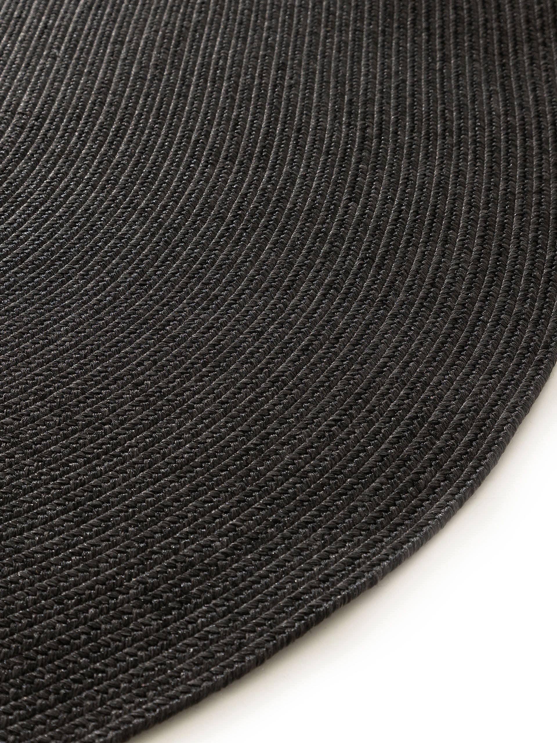 Benuta In- & Outdoor-Teppich Nandi Schwarz