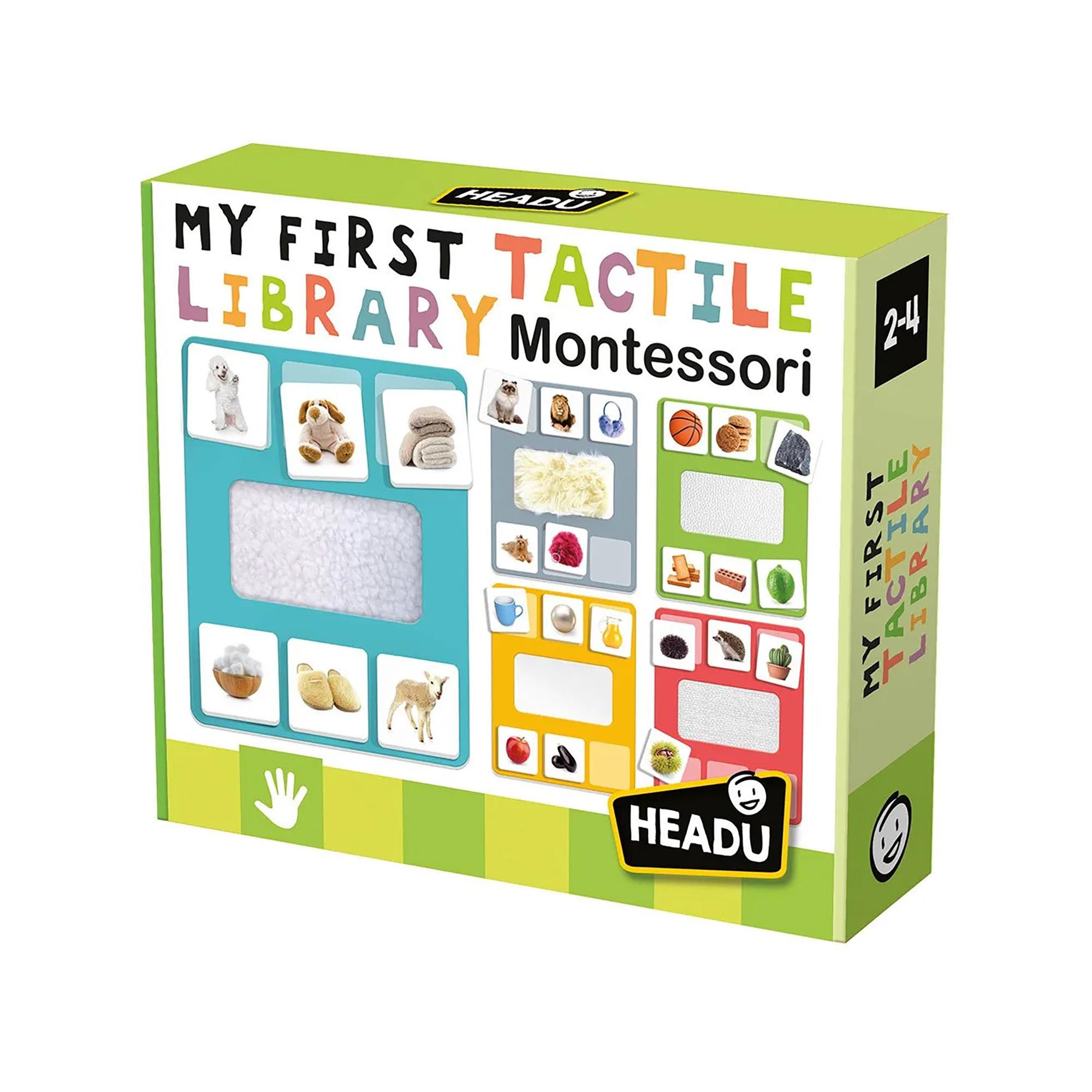 HEADU Montessori Meine erste Fühl-Bibliothek, deutsch