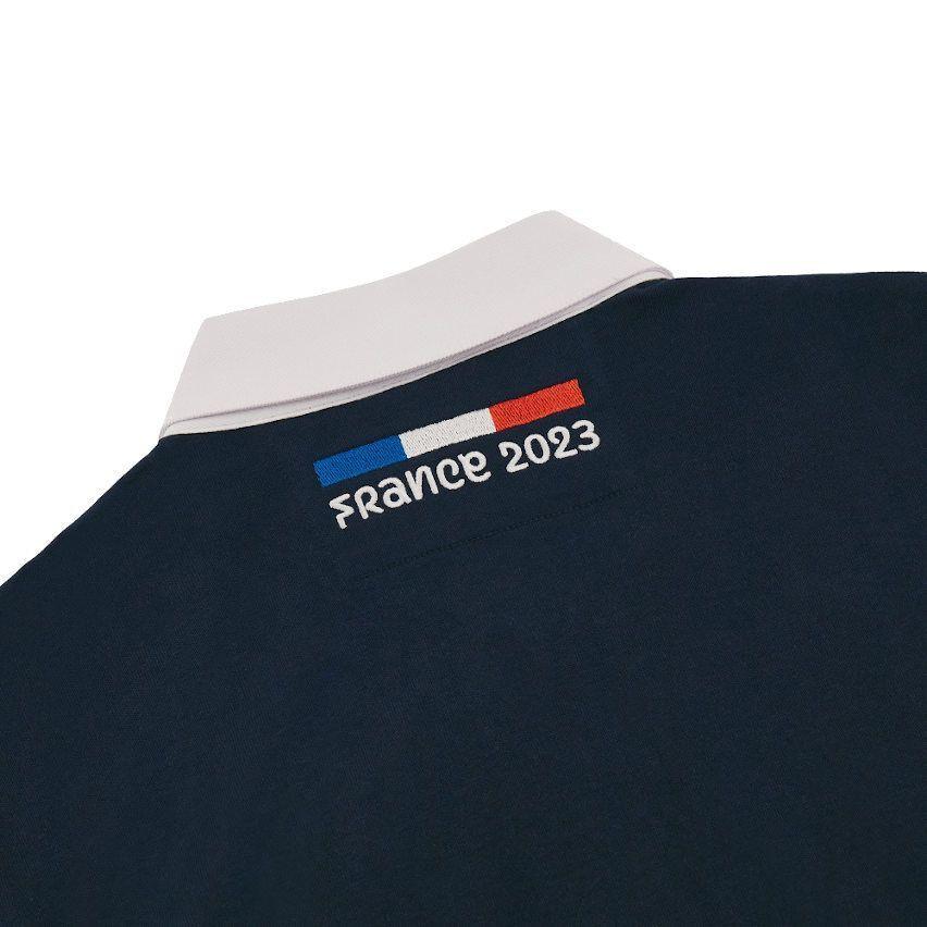 macron Rugby World Cup France 2023 Langärmeliges Polo-Shirt