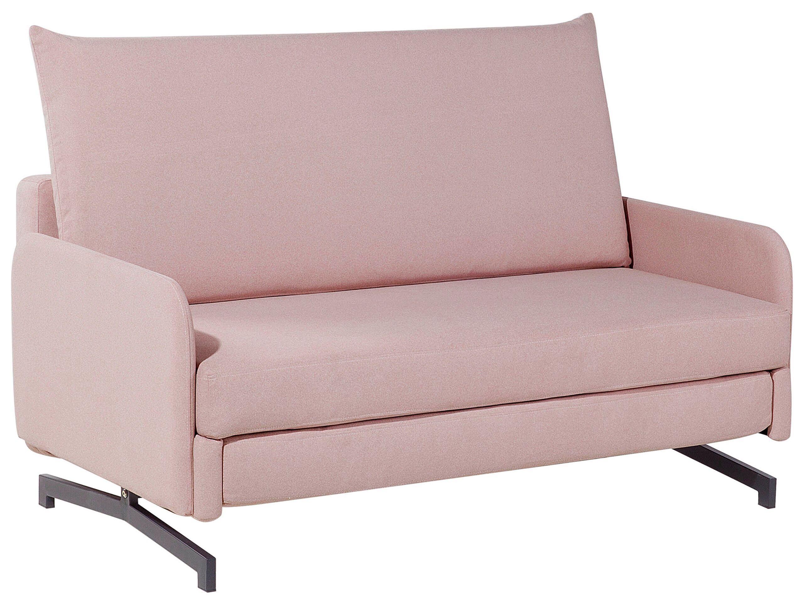 Beliani Schlafsofa aus Polyester Retro BELFAST