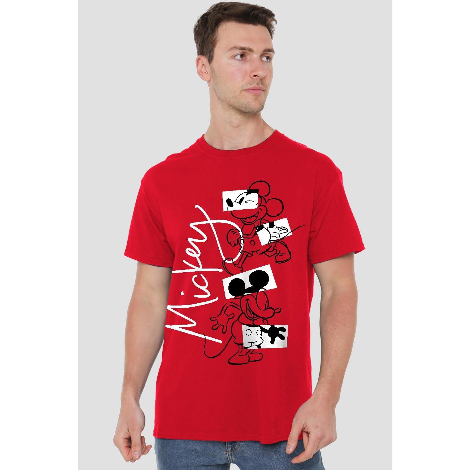 Disney Mickey Mouse Grafik Print T-Shirt