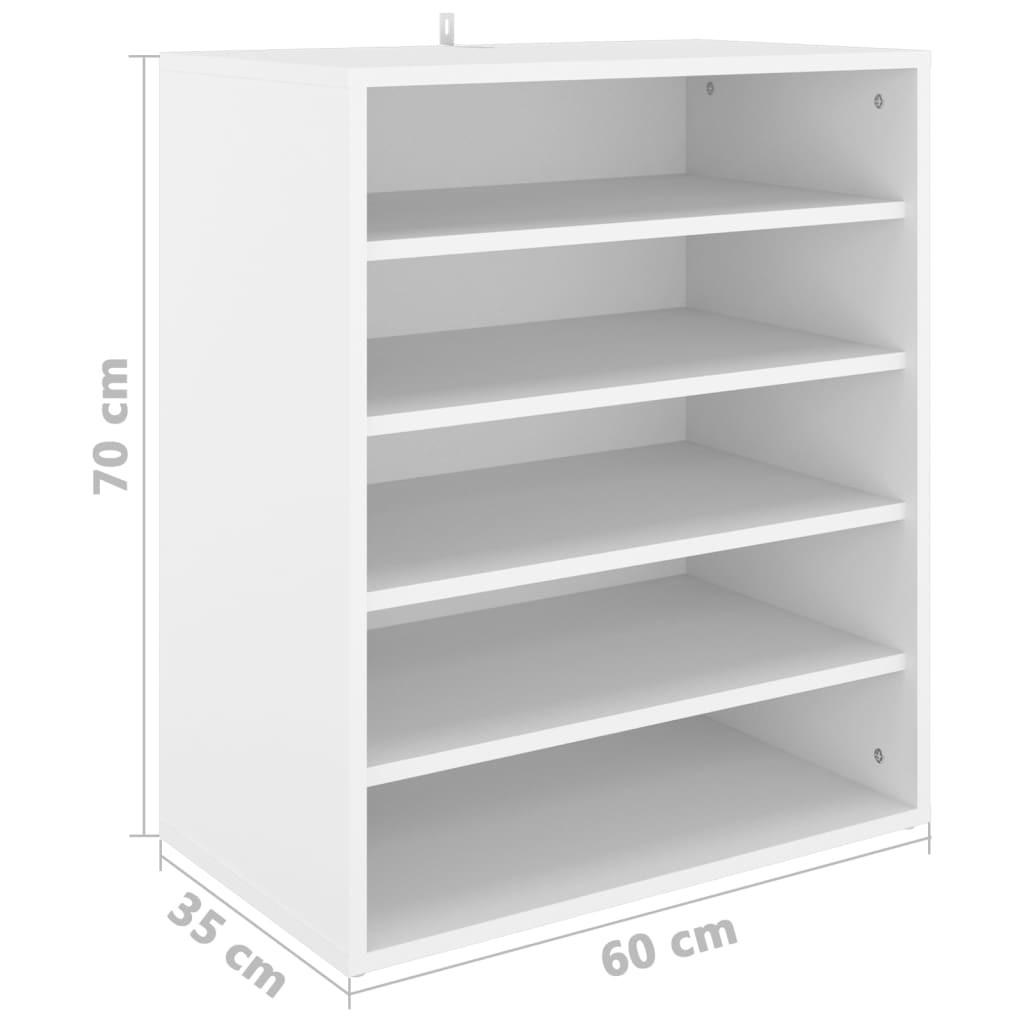 VidaXL Wand-schuhschrank holzwerkstoff