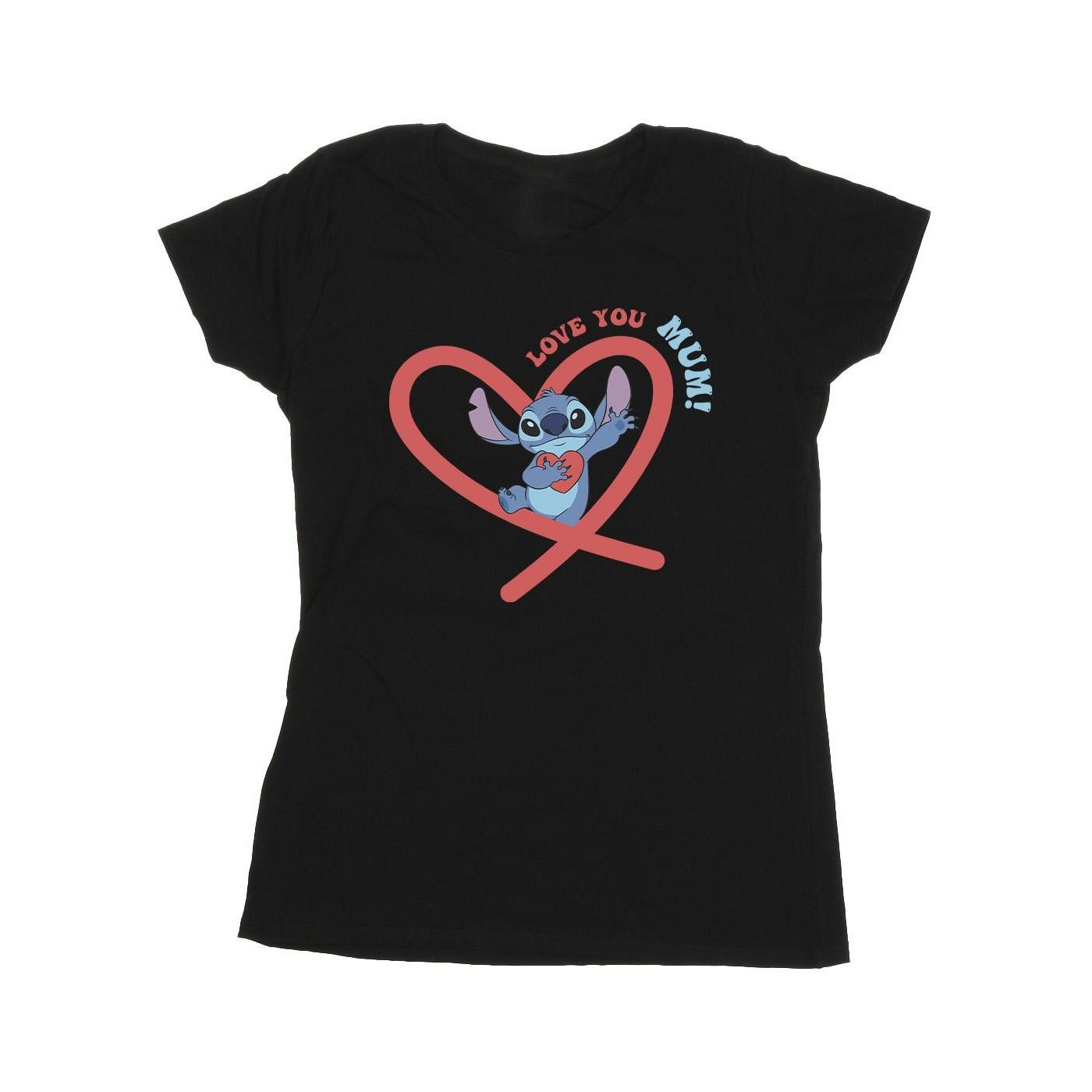 Disney Love You Mum Bedrucktes T-Shirt