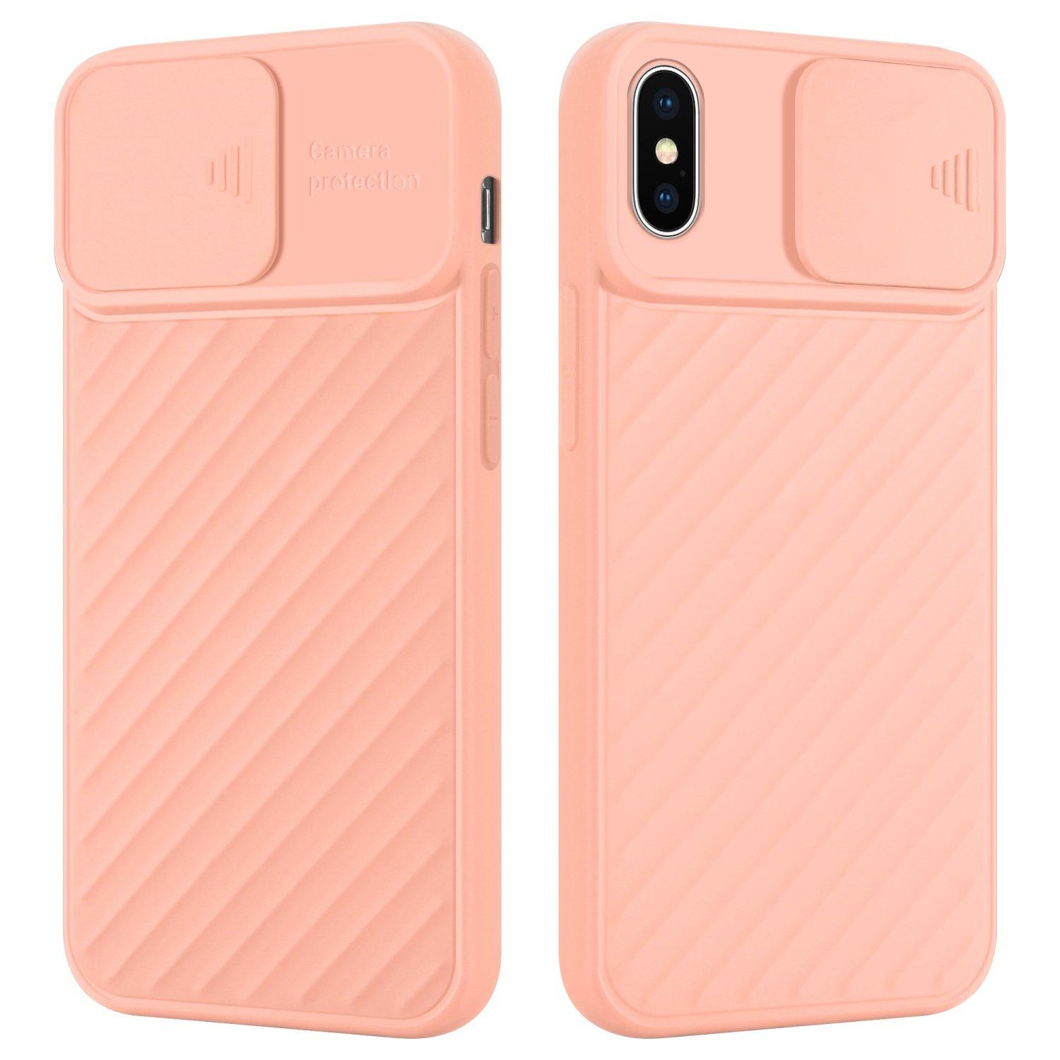 Cadorabo Hülle für Apple iPhone X XS TPU Silikon und Kameraschutz
