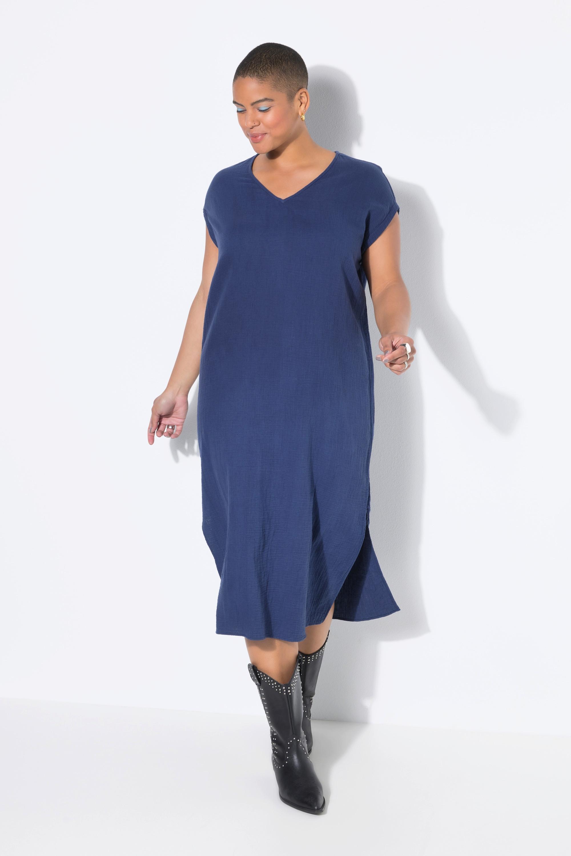 Studio Untold Midikleid Oversize Shape Musselin