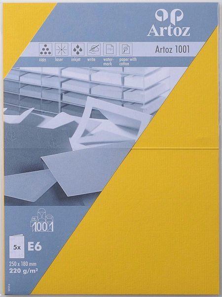Artoz ARTOZ Karten 1001 E6, 5 Blatt