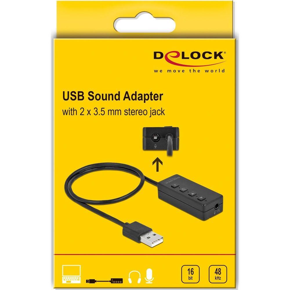 DeLock Headset und Mikrofon Adapter USB