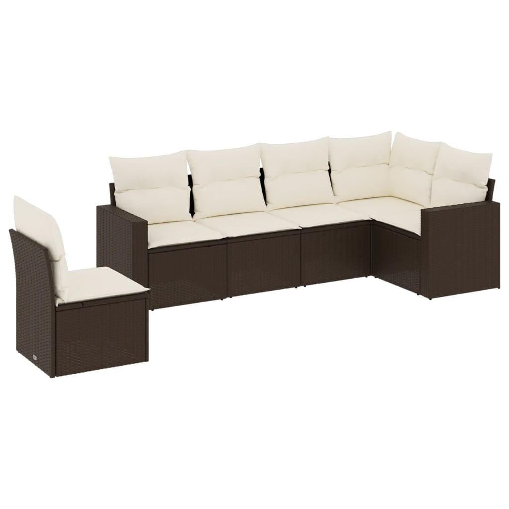 VidaXL Garten sofagarnitur poly-rattan