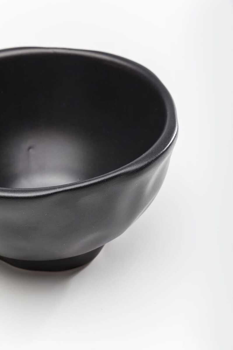 KARE Design Schale Organic Black rund 15