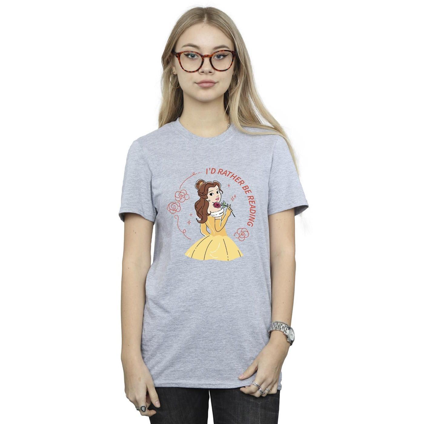 Disney Beauty And The Beast I'd Rather Be Reading T-Shirt