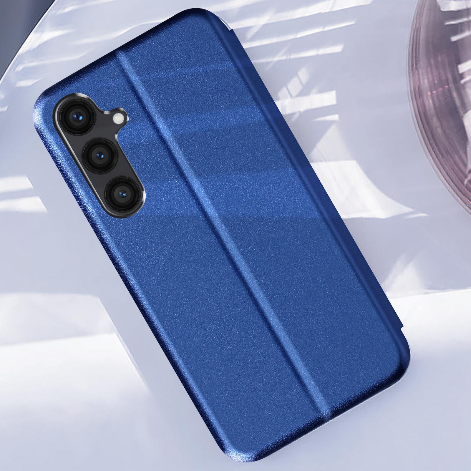 Avizar Klappetui Samsung S24 Plus Königsblau