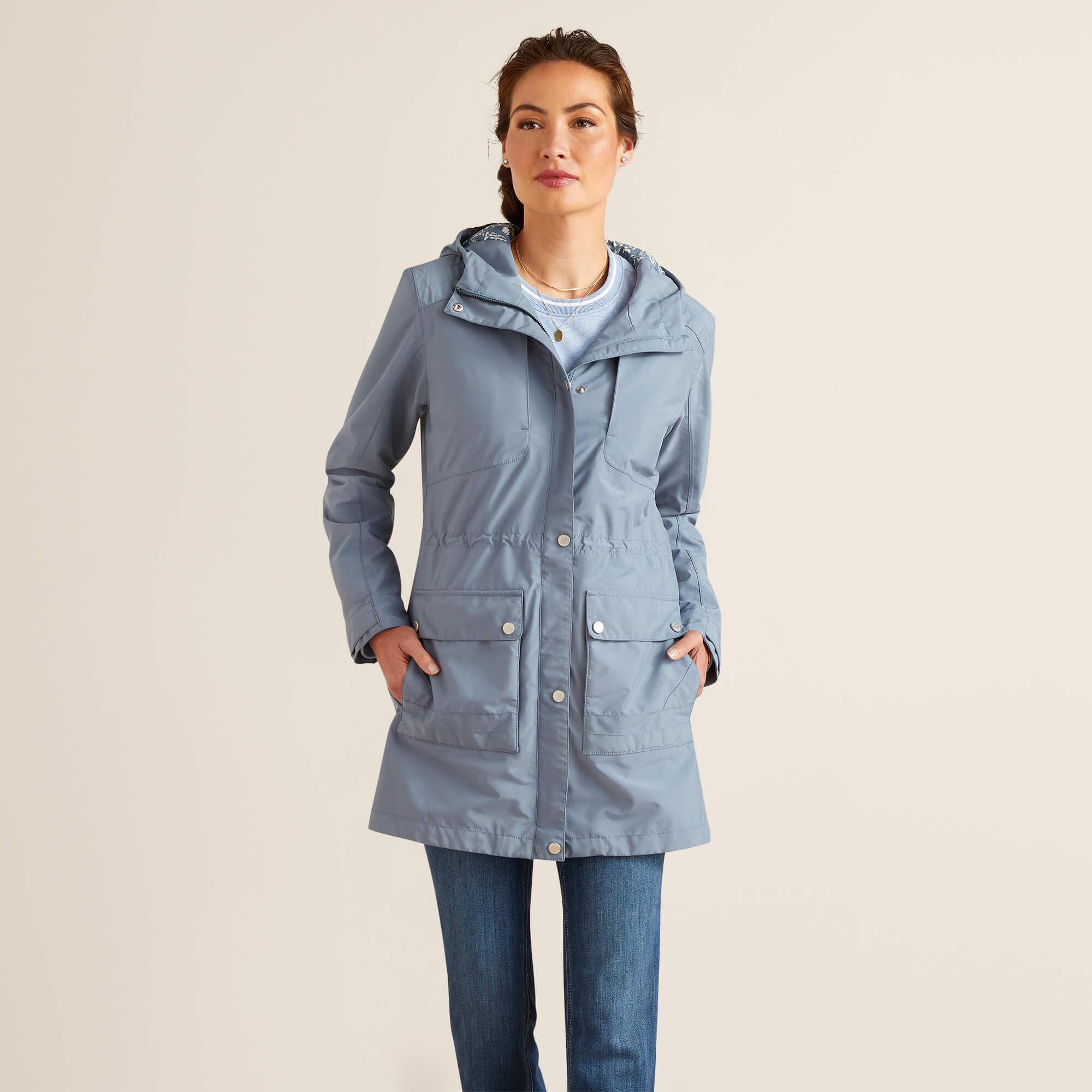 Ariat waerdichte jacke équitation à capuche femme atherton