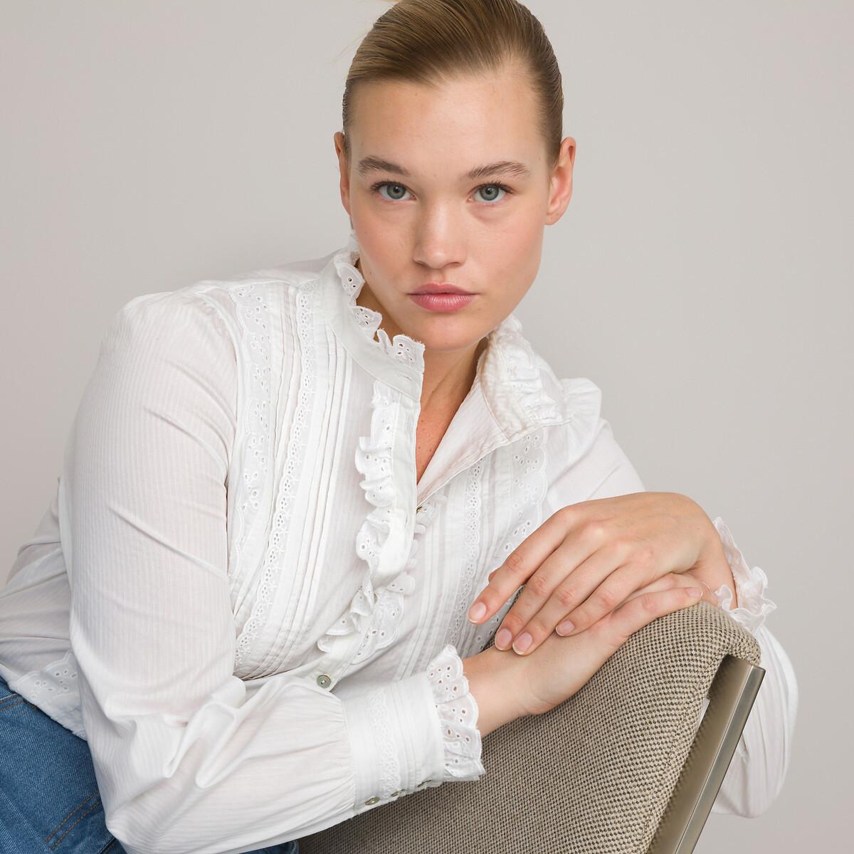 La Redoute Collections Signature Bluse im viktorianischen Stil