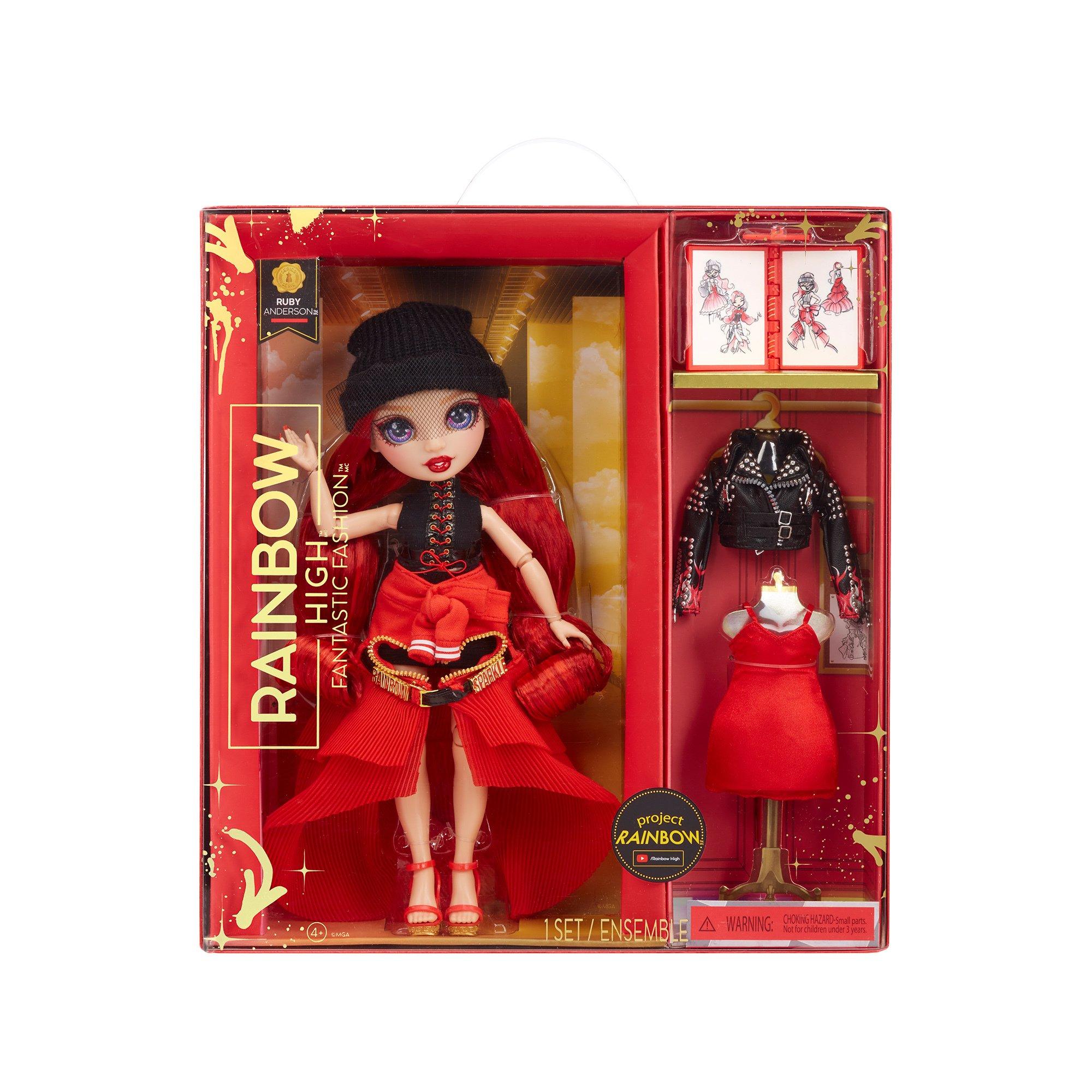MGA Rainbow High Fashion Puppe, Rot