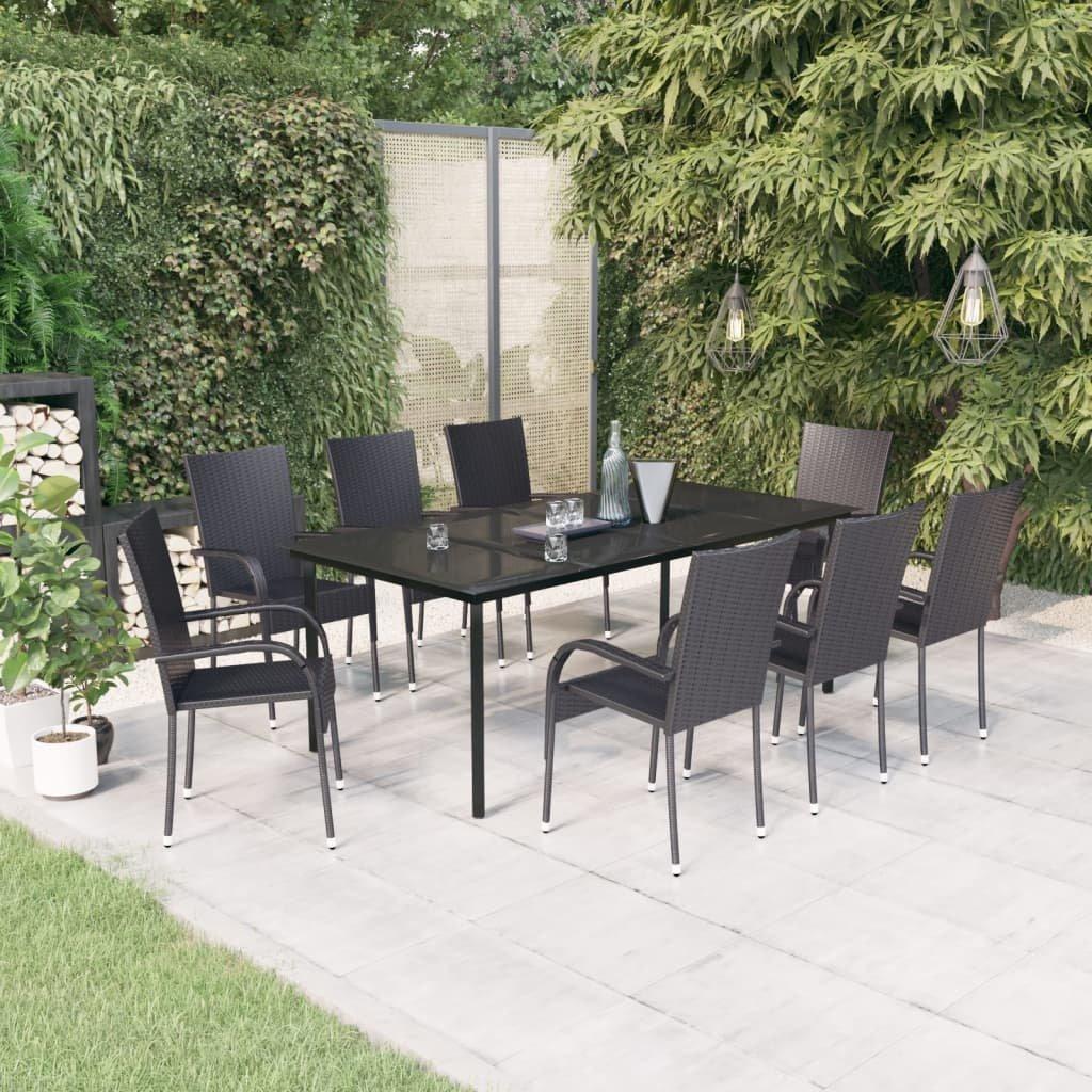 VidaXL Garten essgruppe poly-rattan
