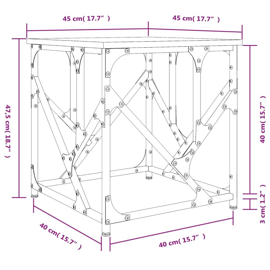 VidaXL Couchtisch holzwerkstoff