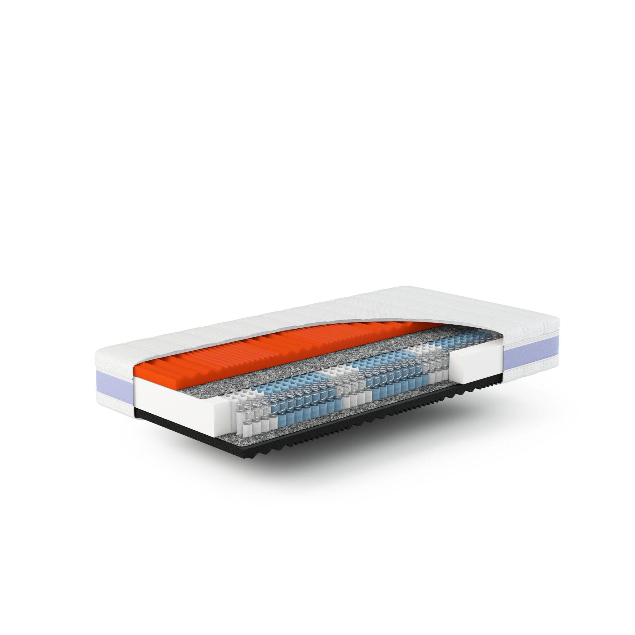 Mara Vital Matratze Vario Balance TFK mit Gel-Effekt-Schaumauflage - Mittel - Federkernmatratze