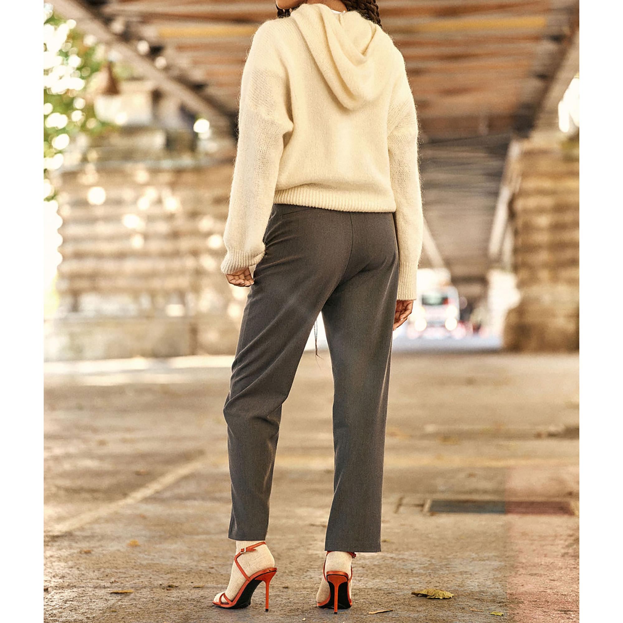 La Petite Etoile Gerade geschnittene Hose mit hoher Taille