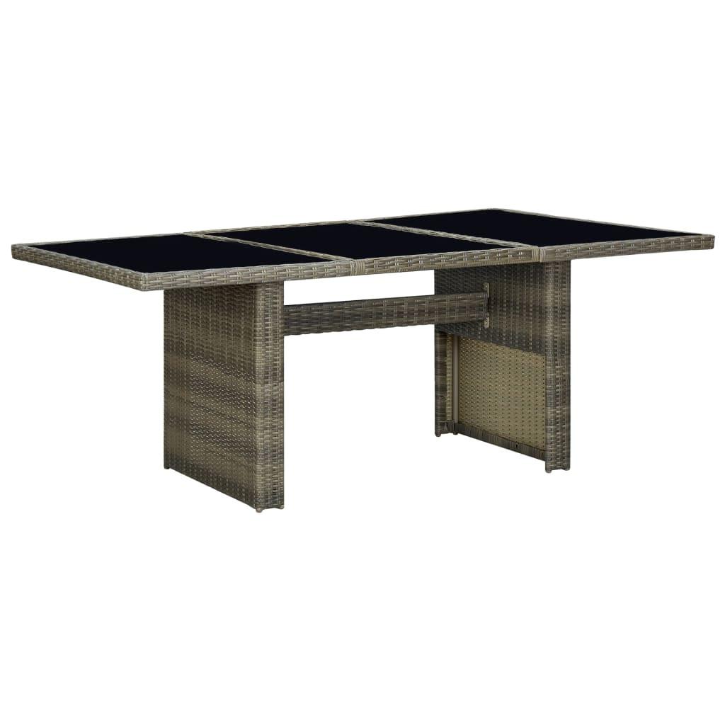 VidaXL Gartentisch poly-rattan