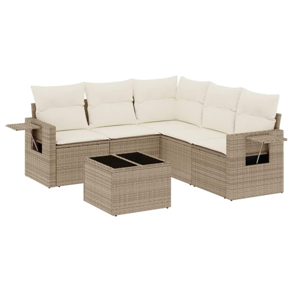 VidaXL Garten sofagarnitur poly-rattan