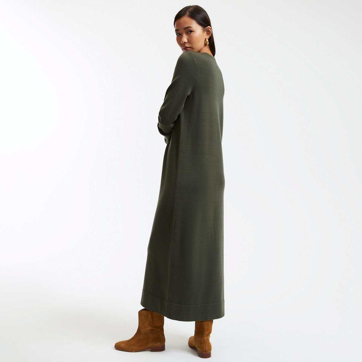 La Redoute Collections Langärmeliges Strickkleid