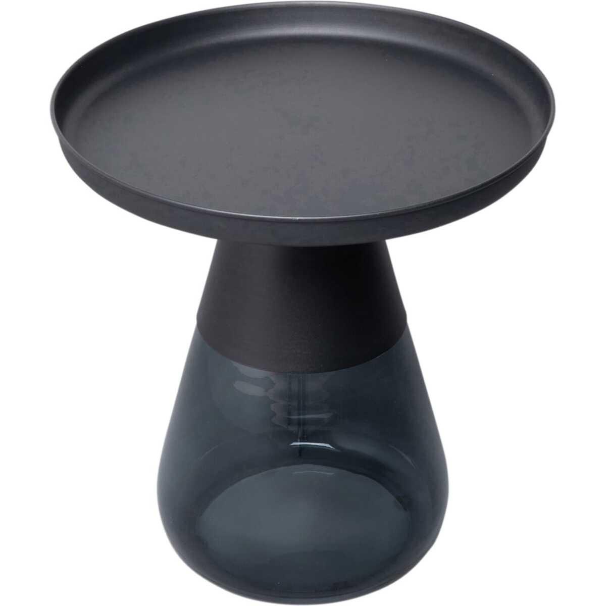 KARE Design Beistelltisch Bottiglia smoke rund 50