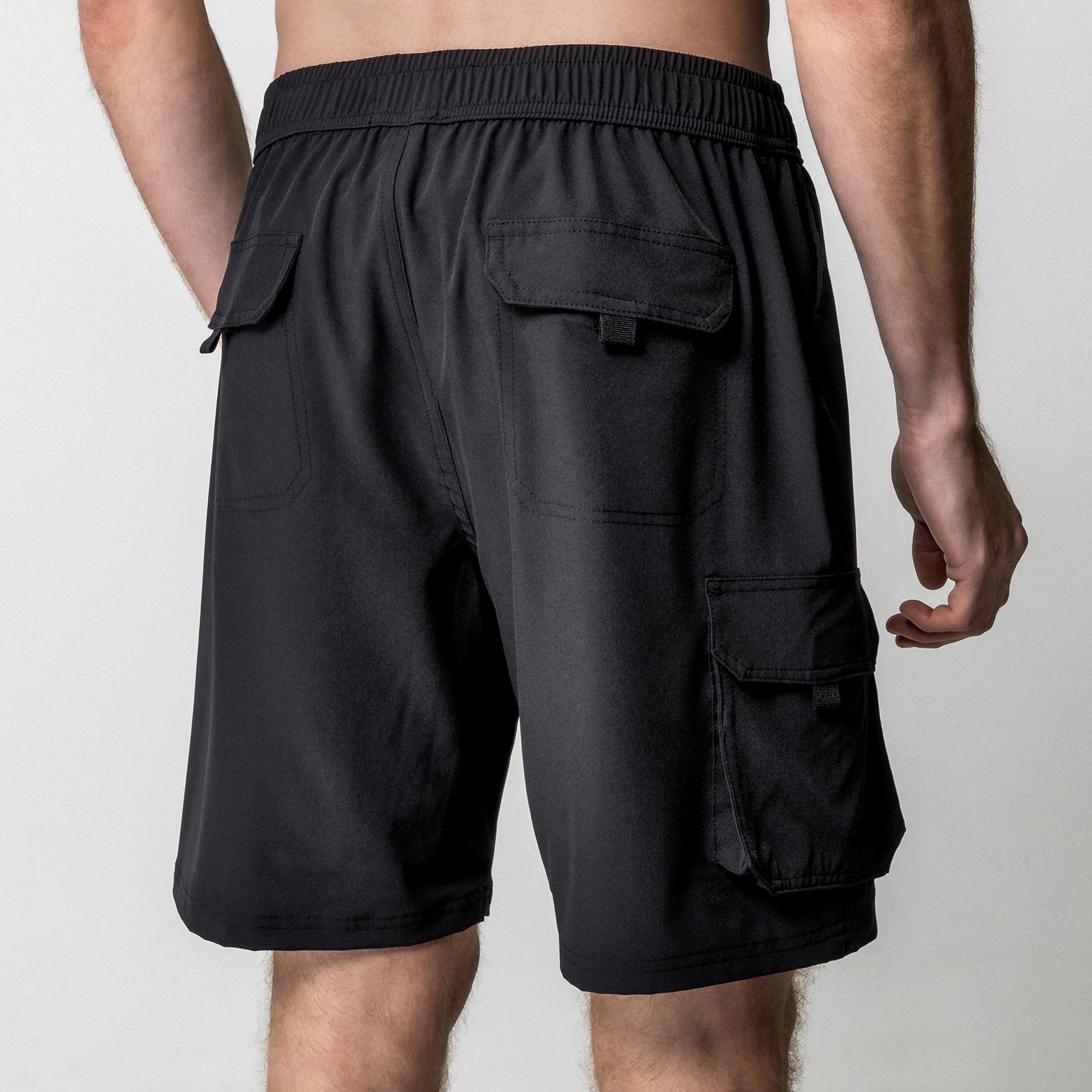 Manor Sport Solid Short Cargo Badeshorts