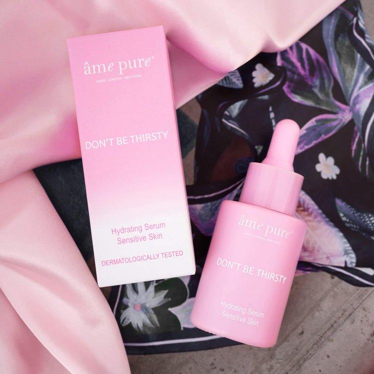 âme pure HOLIDAY GLOW Geschenkset: Luxe Lash Wimpernserum, Feuchtigkeitsserum für das Gesicht, Körpercreme, Handcreme