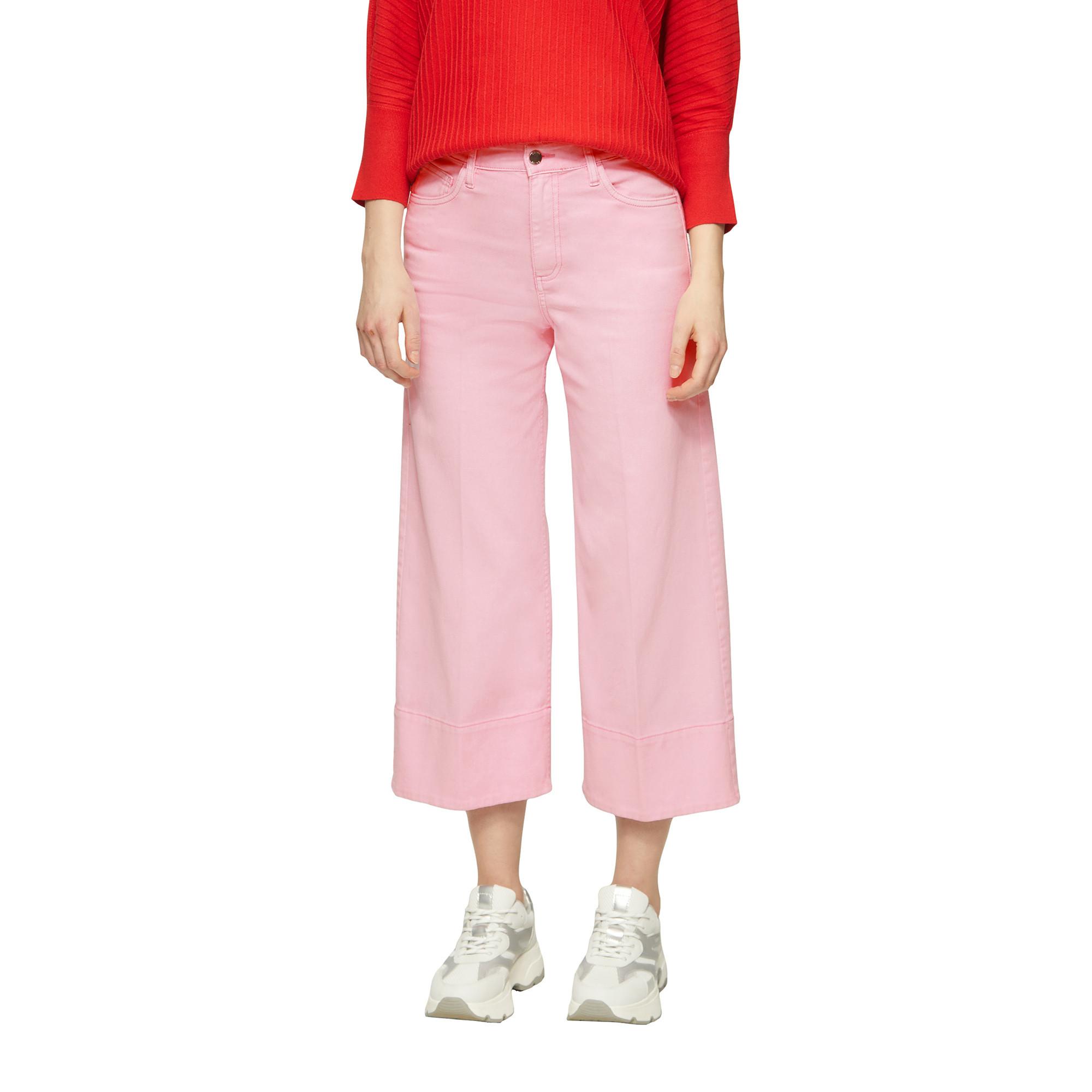 S. Oliver Red Label High Waist Wide Leg Culotte Jeans