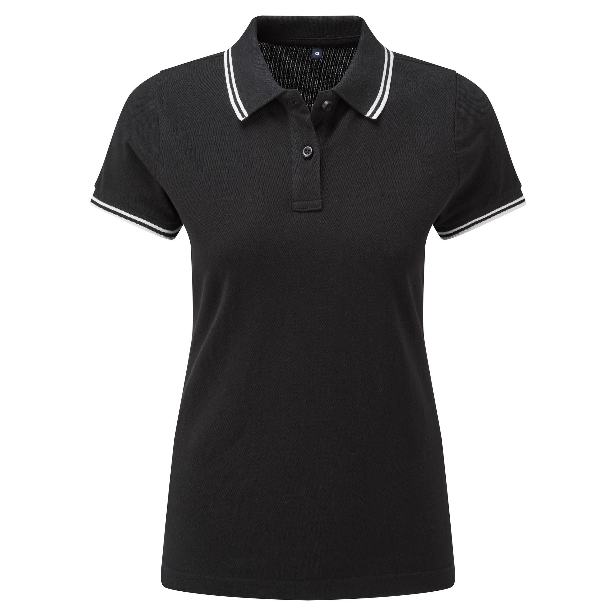 Asquith & Fox Poloshirt mit Kontraststreifen