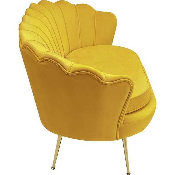KARE Design Sofa Water Lily 2-Sitzer gelb 132