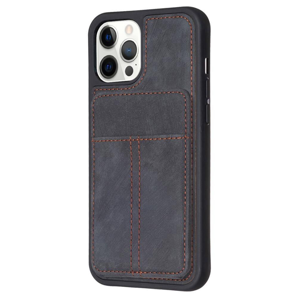 Cover-Discount iPhone 15 Pro - Kickstand Case mit Kartenfächer