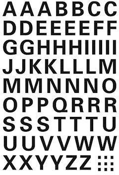 HERMA HERMA Folie PVC 10mm, A-Z