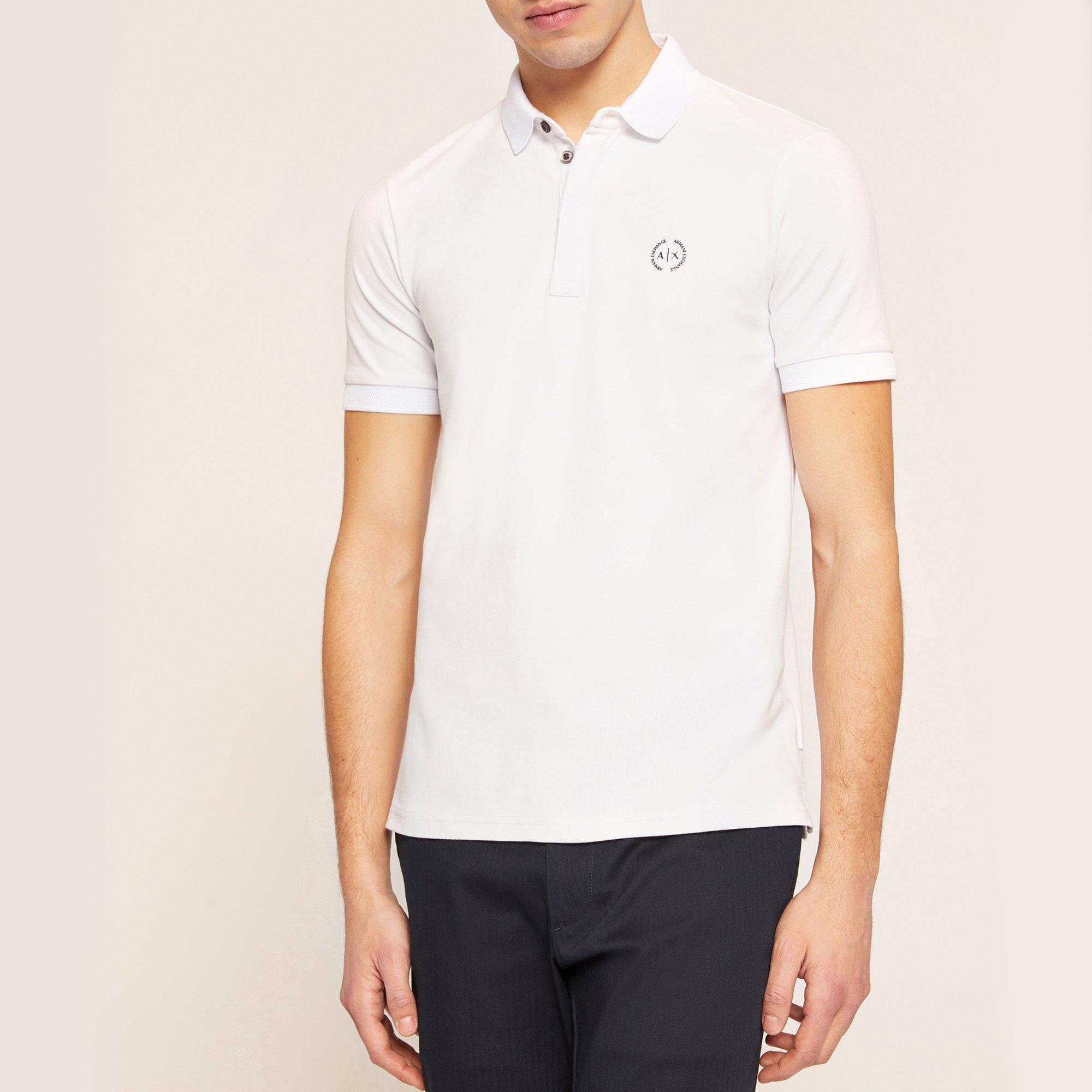 Armani Exchange Modern Fit Kurzarm Poloshirt