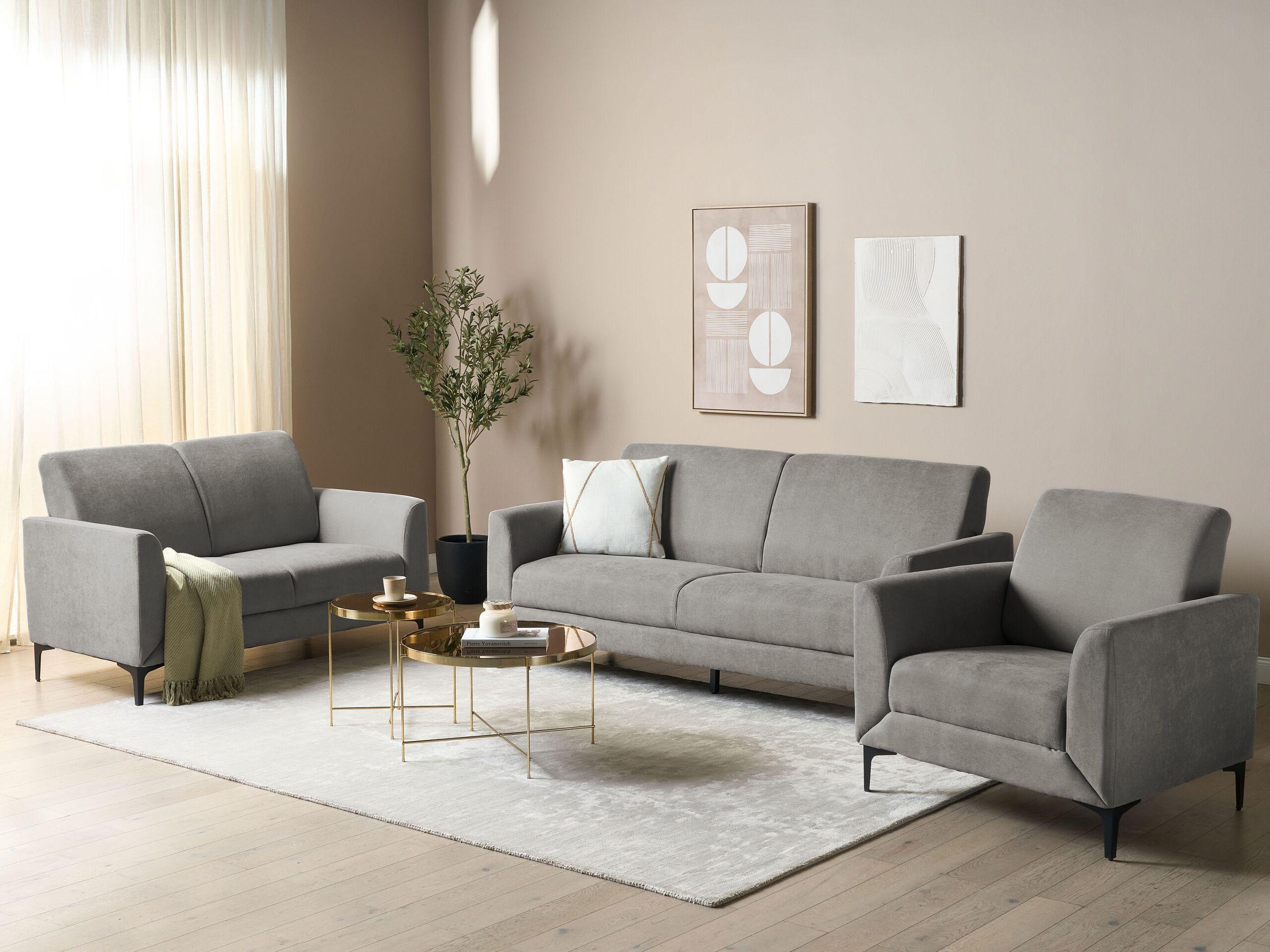 Beliani Wohnzimmer Set aus Polyester Retro FENES