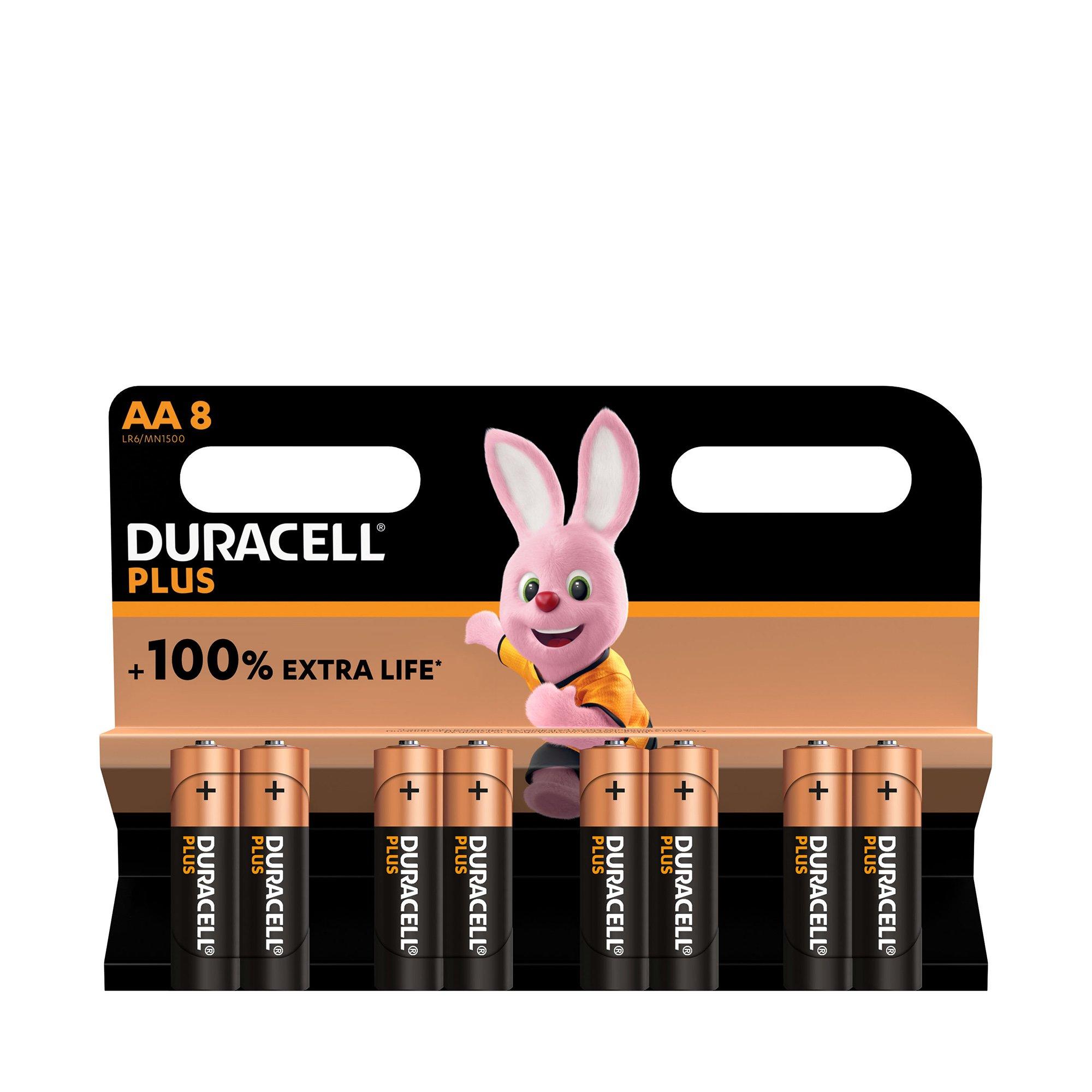 DURACELL PLUS Alkaline-Bat.,8Stk