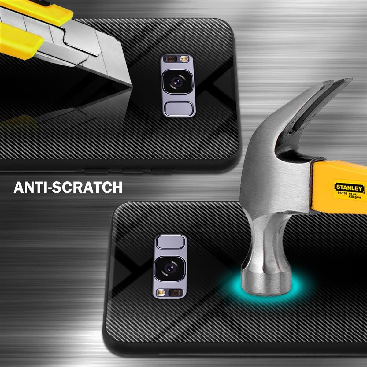 Cadorabo Hülle für Samsung Galaxy S8 PLUS Streifen Optik