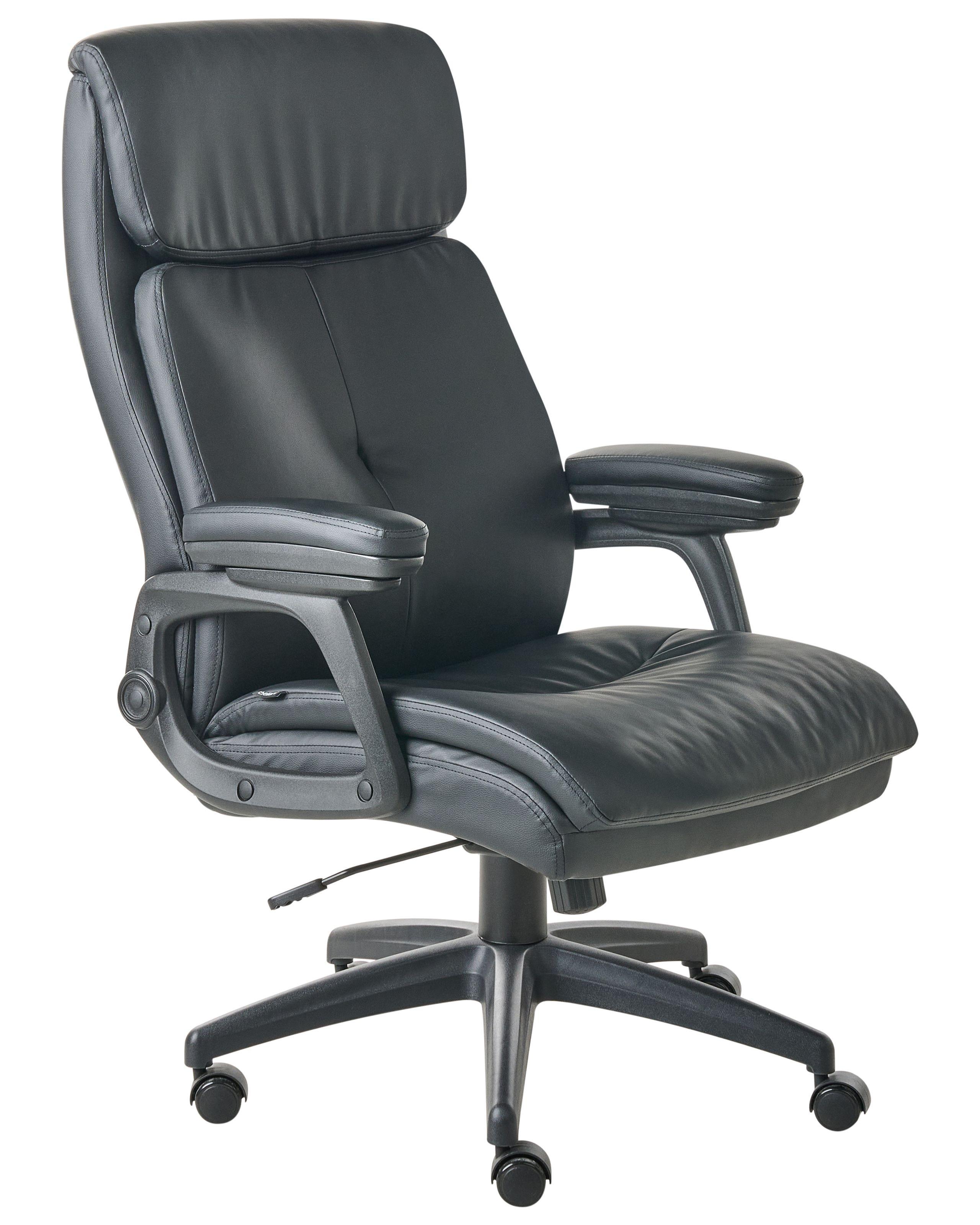 Beliani Chefsessel aus Kunstleder Klassisch DIRECTOR