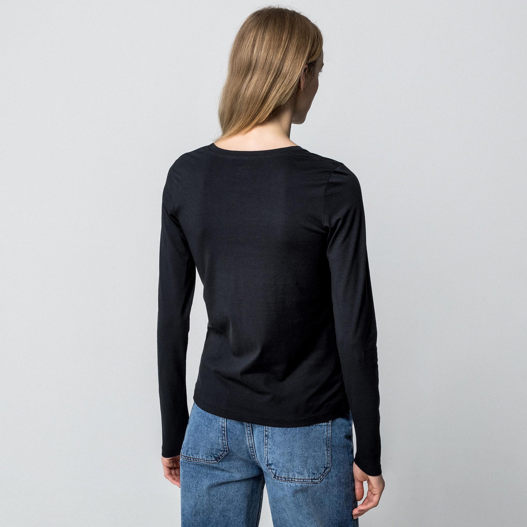 Manor Woman Pima Langarm T-Shirt