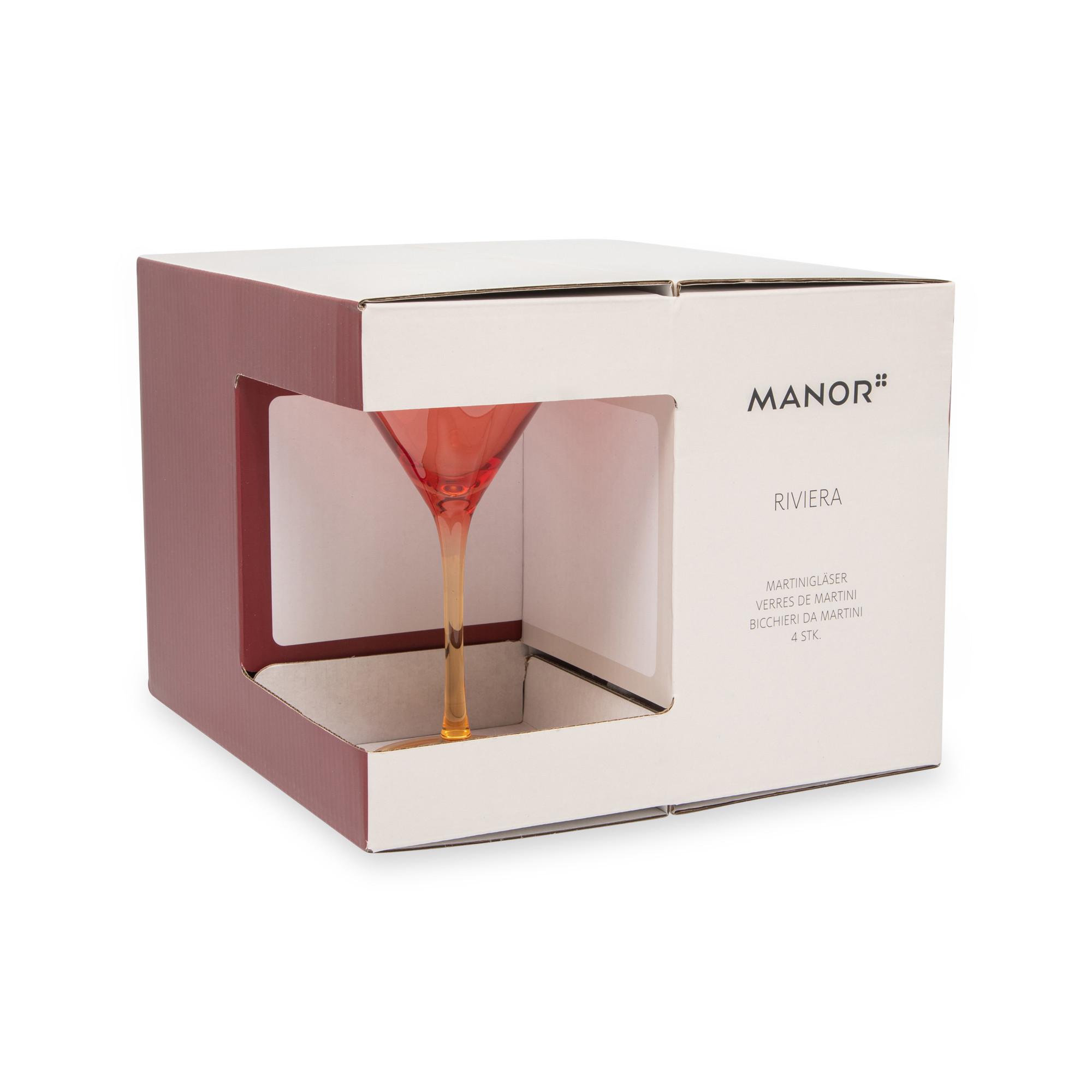 Manor Martiniglas, 4 Stück Riviera