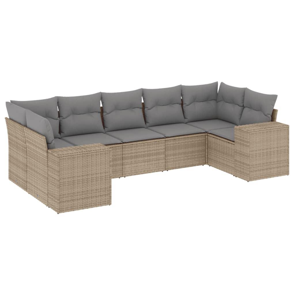VidaXL Garten sofagarnitur poly-rattan
