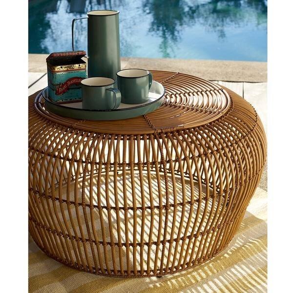 La Redoute Intérieurs Geflochtener Outdoor-Loungetisch Kafi