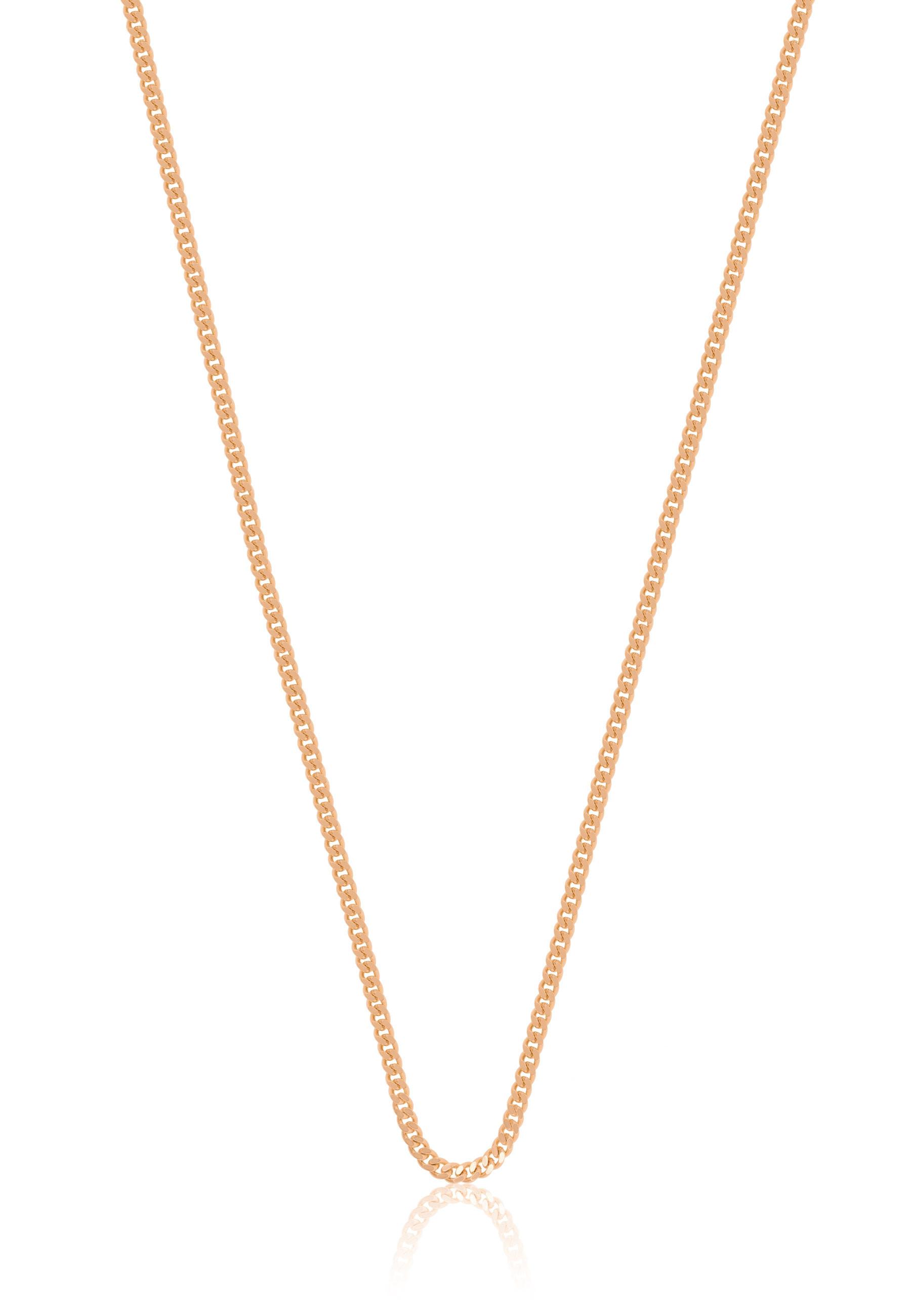 MUAU Schmuck Collier Panzer Rotgold 750, 1.6mm, 42cm