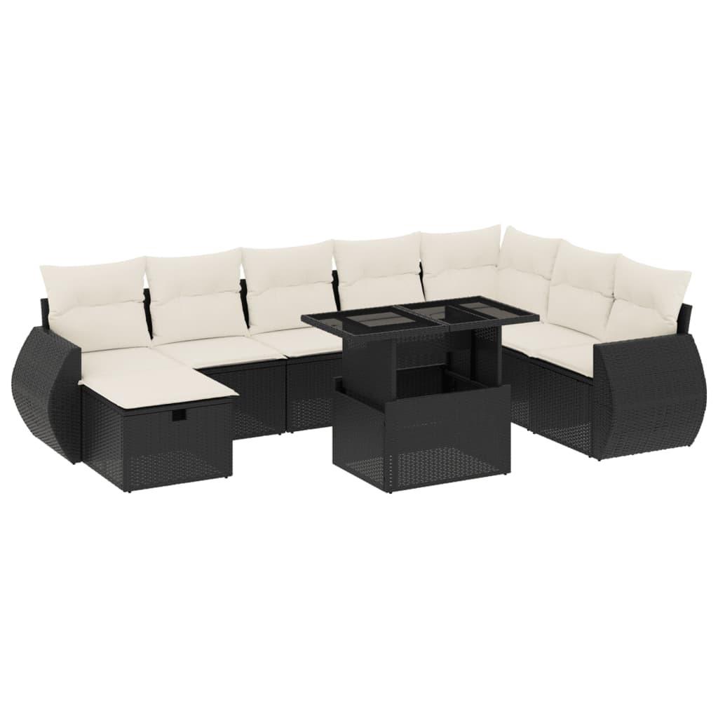 VidaXL Garten sofagarnitur poly-rattan