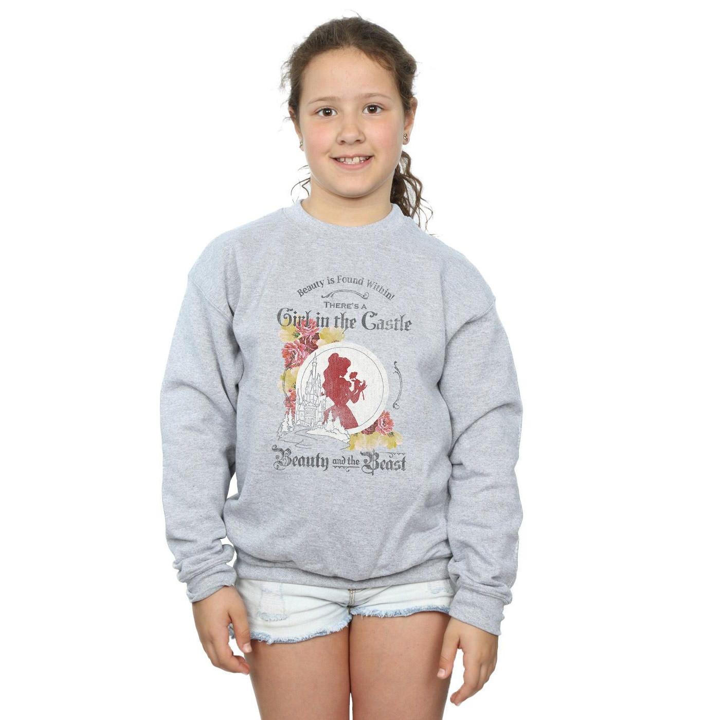 Disney Beauty And The Beast Girl in The Sweatshirt