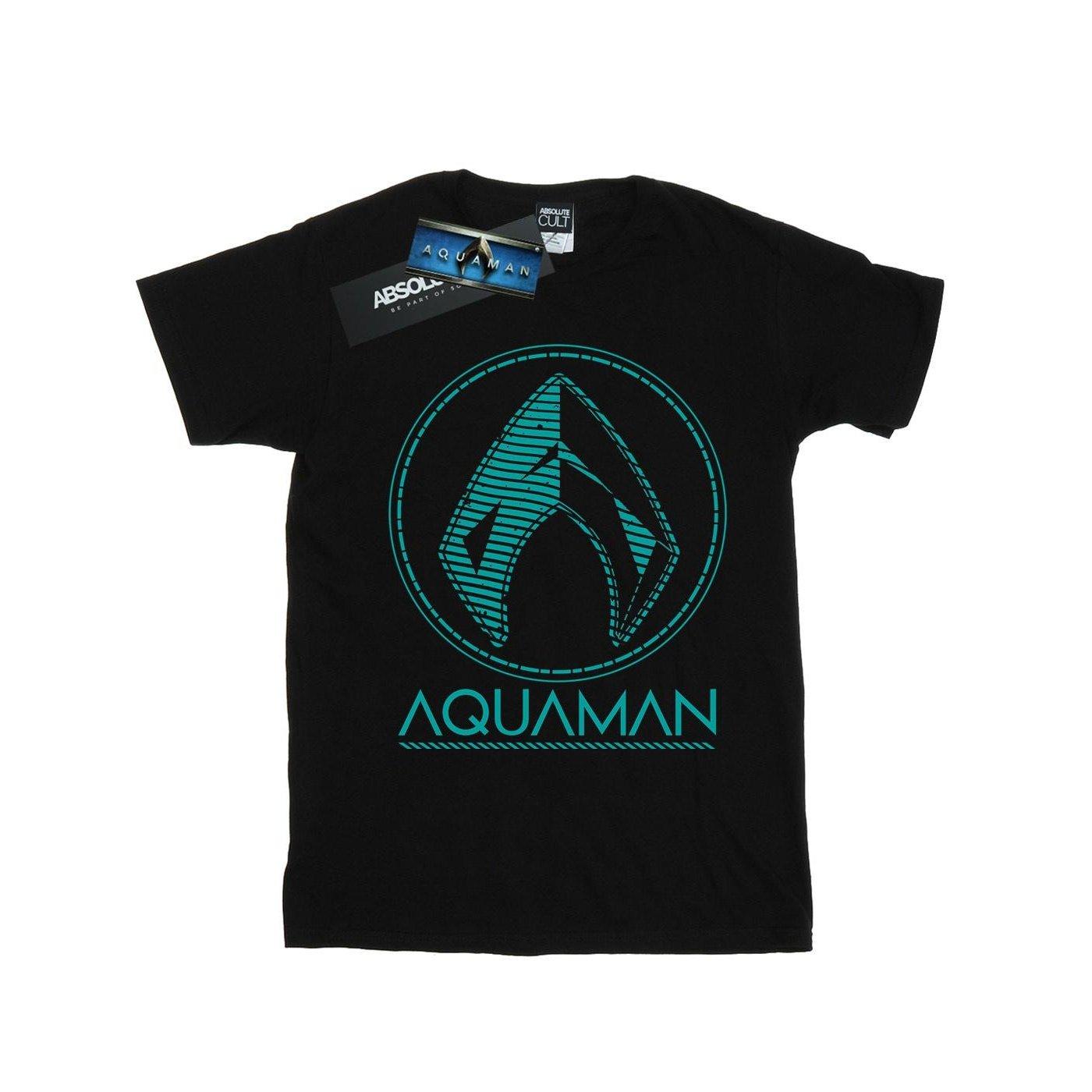 DC COMICS Aquaman Logo T-Shirt