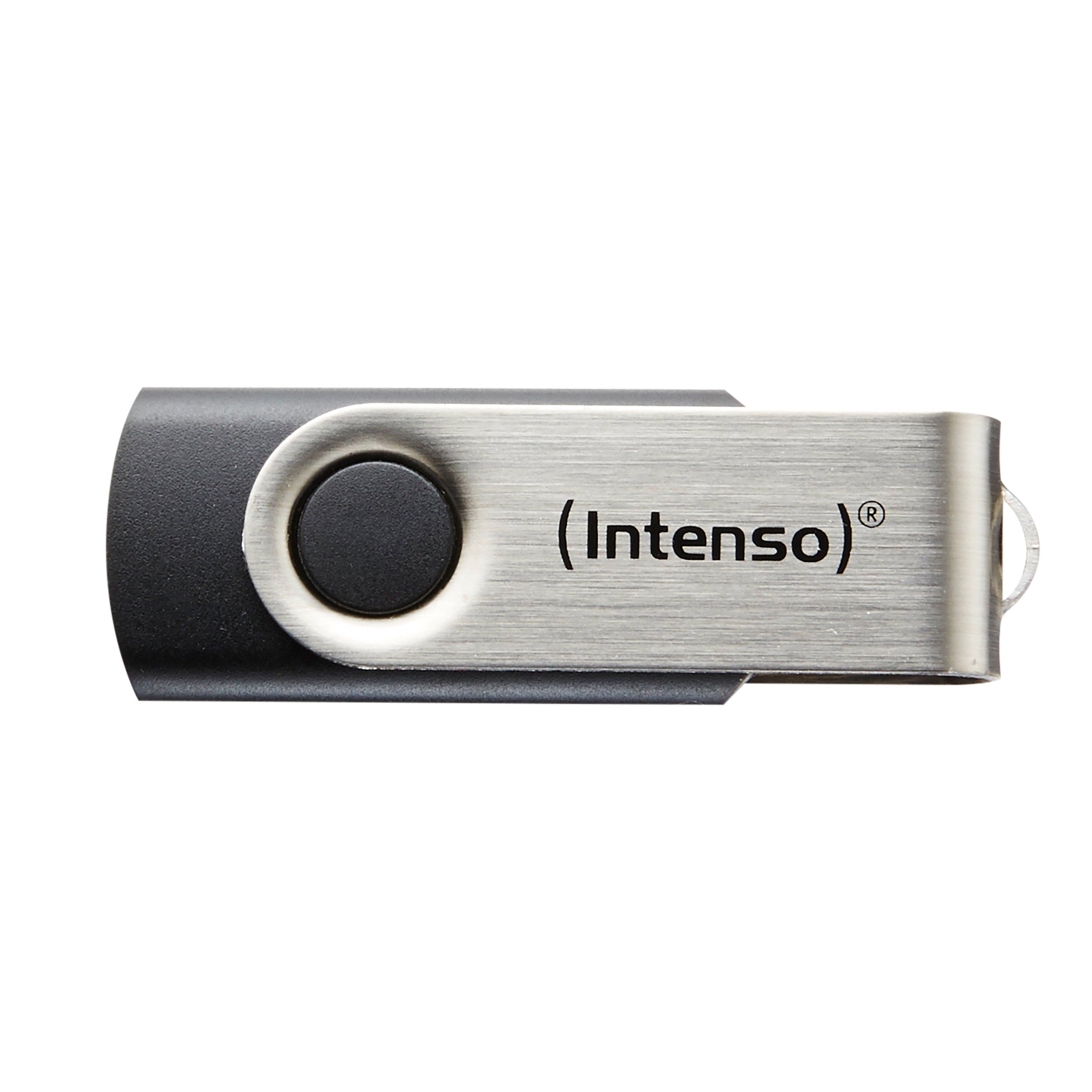 Intenso Intenso Basic Line USB-Stick 32 GB USB Typ-A 2.0 Schwarz, Silber